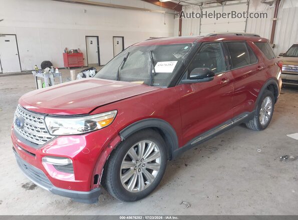 1FMSK7FH8LGA48913 2020 FORD EXPLORER Red Przód lewy