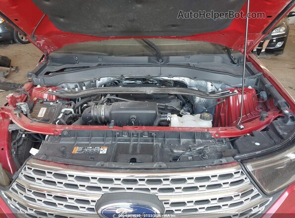 1FMSK7FH8LGA48913 2020 FORD EXPLORER Red Widok z tyłu