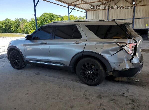 1FMSK7FH8MGA85025 2021 FORD EXPLORER Silver Trasero izquierdo