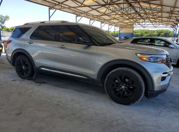 1FMSK7FH8MGA85025 2021 FORD EXPLORER Silver Delantero derecho