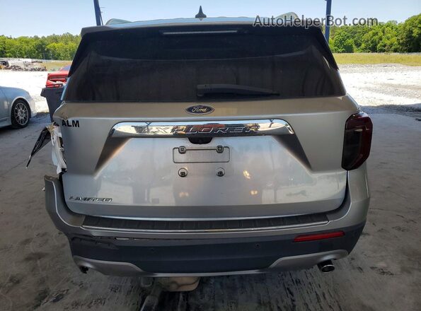 1FMSK7FH8MGA85025 2021 FORD EXPLORER Silver Vista trasera