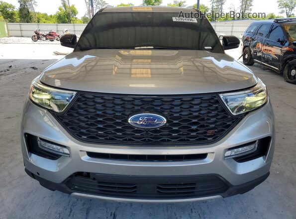 1FMSK7FH8MGA85025 2021 FORD EXPLORER Silver Vista frontal