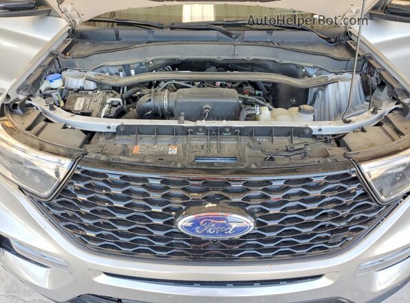 1FMSK7FH8MGA85025 2021 FORD EXPLORER Silver Vista interior trasera