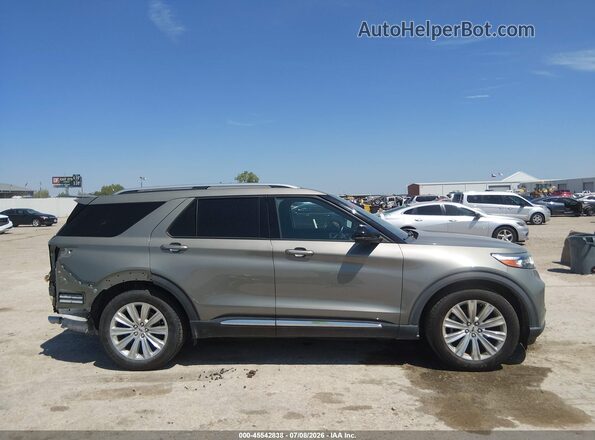 1FMSK7FH9LGA70645 2020 FORD EXPLORER Серый Панорамный вид салона 360°