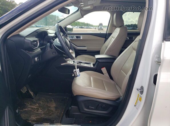 1FMSK7FH9NGA22226 2022 FORD EXPLORER White წინა სალონის ხედი