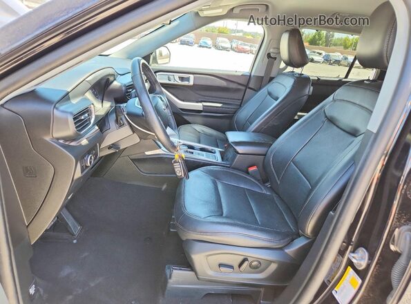 1FMSK7FH9PGB20174 2023 FORD EXPLORER Black Vista interior delantera