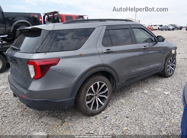 1FMSK7KH2NGA92690 2022 FORD EXPLORER Black Trasero derecho