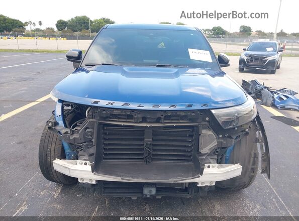 1FMSK7KH2NGC05263 2022 FORD EXPLORER Синий Вид задней части салона
