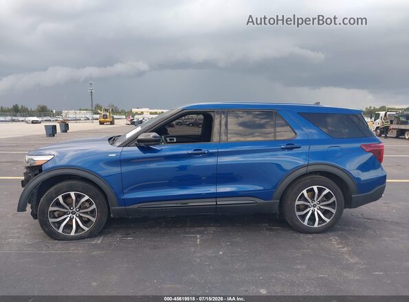 1FMSK7KH2NGC05263 2022 FORD EXPLORER Синий 