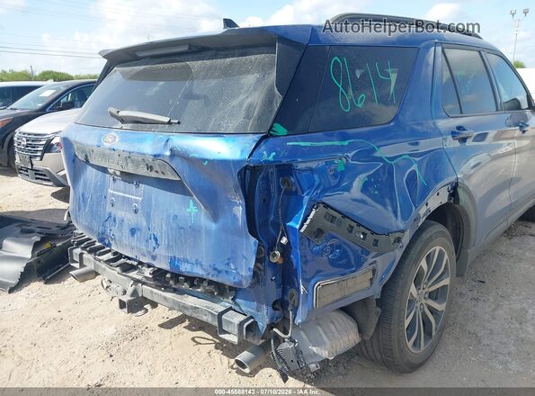 1FMSK7KH2NGC10270 2022 FORD EXPLORER Blue წინა ხედი