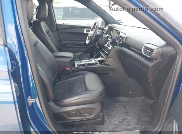 1FMSK7KH2NGC10270 2022 FORD EXPLORER Blue წინა სალონის ხედი