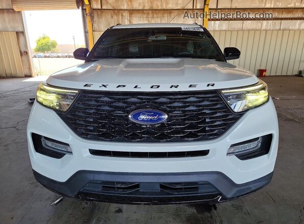 1FMSK7KH3NGB61385 2022 FORD EXPLORER White Դիմացի տեսք