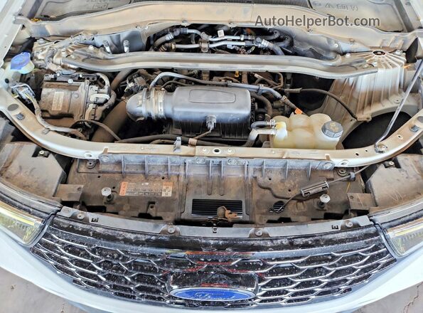 1FMSK7KH3NGB61385 2022 FORD EXPLORER White Շարժիչի բաժամունքի տեսք