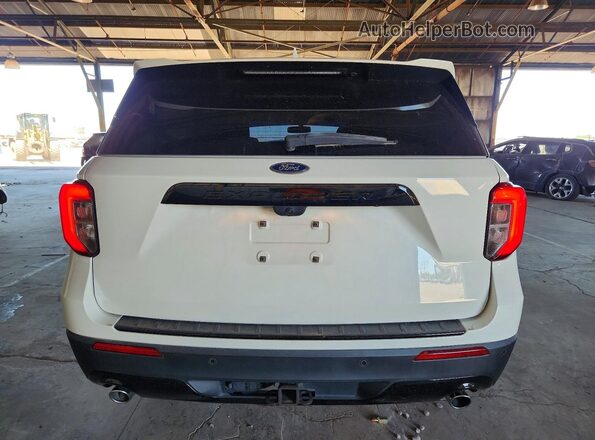 1FMSK7KH3NGB61385 2022 FORD EXPLORER White Հետևի տեսք