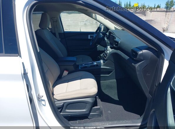 1FMSK8BB1LGC68496 2020 FORD EXPLORER White Front interior view
