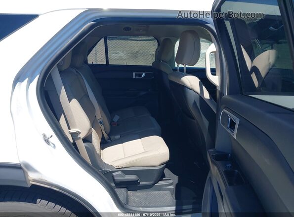1FMSK8BB1LGC68496 2020 FORD EXPLORER White VIN sticker view