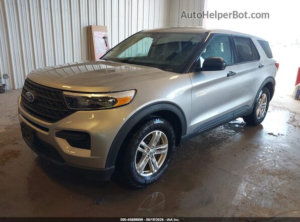 1FMSK8BB3NGA27784 2022 FORD EXPLORER Silver Առջևի ձախ երեք քառորդ տեսարան