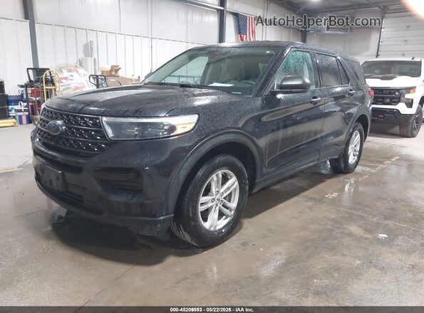 1FMSK8BB3NGC22395 2022 FORD EXPLORER Черный Передняя левая четверть