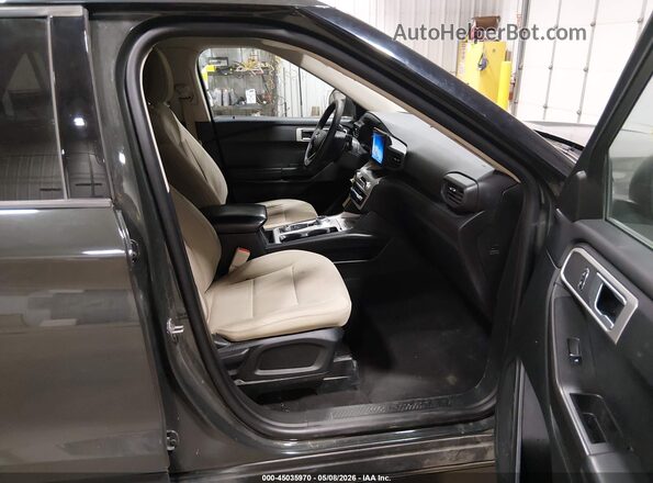 1FMSK8BB3PGC08306 2023 FORD EXPLORER Green Вид салону спереду