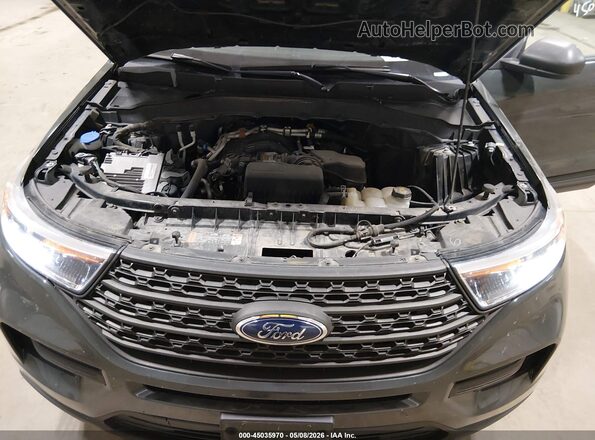 1FMSK8BB3PGC08306 2023 FORD EXPLORER Green Вид ззаду