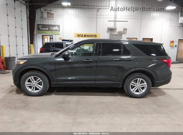 1FMSK8BB3PGC08306 2023 FORD EXPLORER Green Вид задньої частини салону