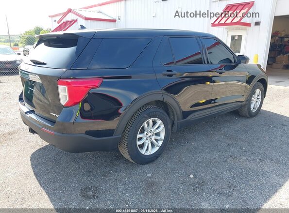 1FMSK8BB8MGA44062 2021 FORD EXPLORER Black უკანა მარჯვენა