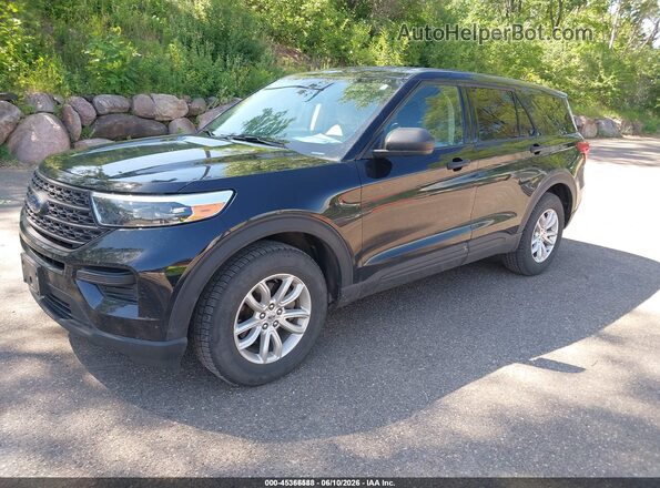1FMSK8BBXLGC68562 2020 FORD EXPLORER Black Front left