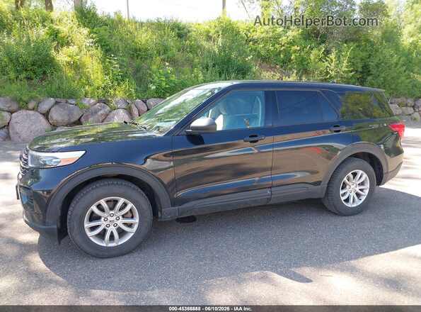 1FMSK8BBXLGC68562 2020 FORD EXPLORER Black Front view