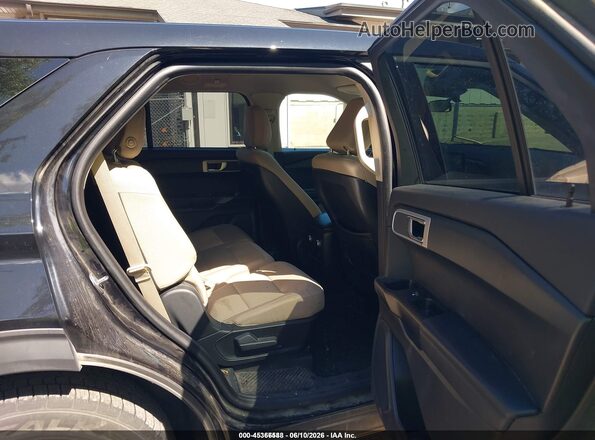 1FMSK8BBXLGC68562 2020 FORD EXPLORER Black VIN sticker view