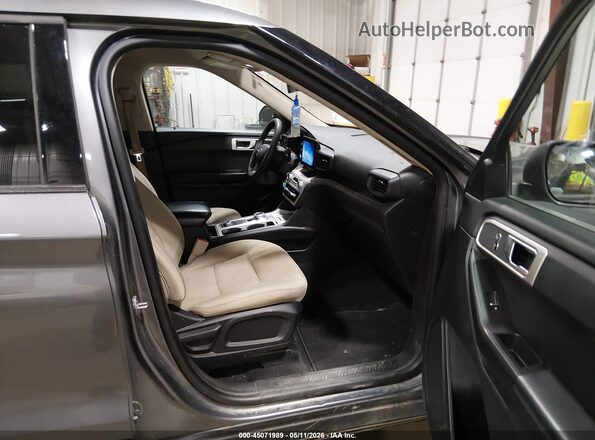 1FMSK8BBXPGC08058 2023 FORD EXPLORER Gray Սալոնի դիմացի տեսք