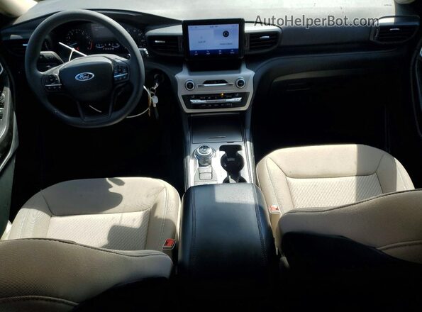 1FMSK8BH0LGC62953 2020 FORD EXPLORER Silver Dashboard view