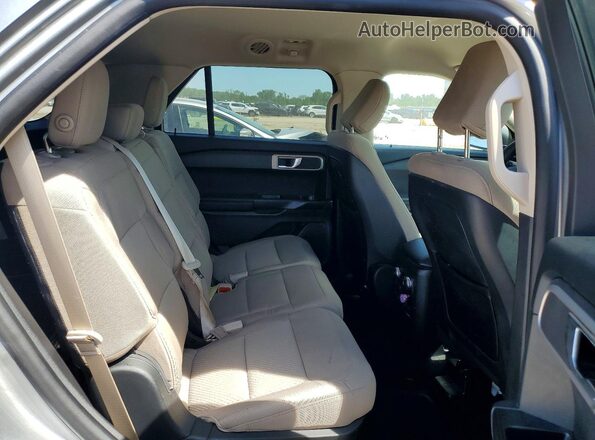 1FMSK8BH0LGC62953 2020 FORD EXPLORER Silver Rear seats view