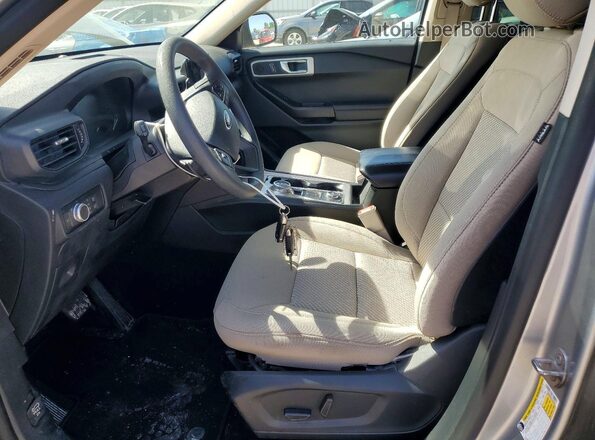 1FMSK8BH0LGC62953 2020 FORD EXPLORER Silver Front interior view