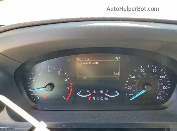 1FMSK8BH0LGC62953 2020 FORD EXPLORER Silver Instrument cluster view