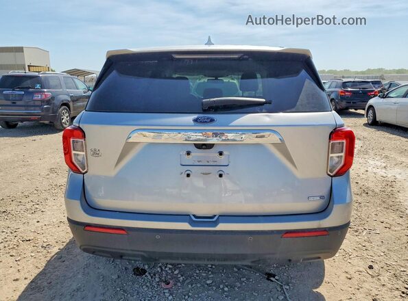 1FMSK8BH0LGC62953 2020 FORD EXPLORER Silver Rear view