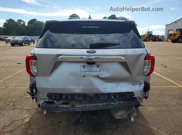 1FMSK8BH0MGA61488 2021 FORD EXPLORER Silver Widok z tyłu