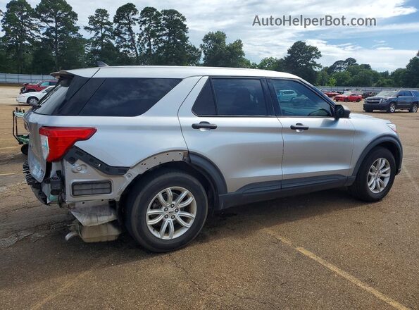1FMSK8BH0MGA61488 2021 FORD EXPLORER Silver Tył prawy