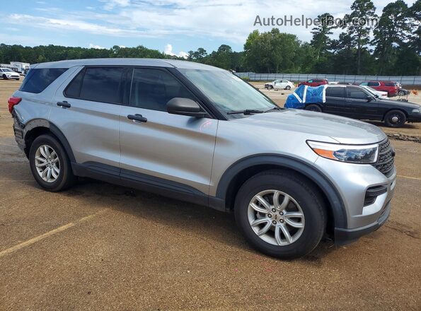 1FMSK8BH0MGA61488 2021 FORD EXPLORER Silver Przód prawy
