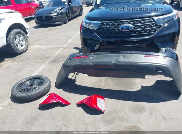 1FMSK8BH0NGC14890 2022 FORD EXPLORER Black Вид щитка приладів
