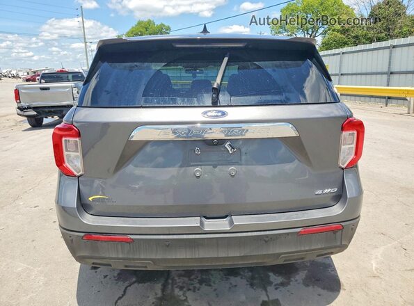 1FMSK8BH0PGA83222 2023 FORD EXPLORER Gray Вид ззаду