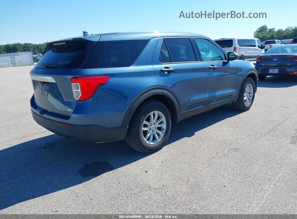 1FMSK8BH6LGB24088 2020 FORD EXPLORER Blue Задня права чверть