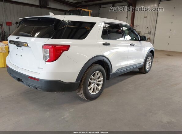1FMSK8BH8LGC68743 2020 FORD EXPLORER White Tył prawy