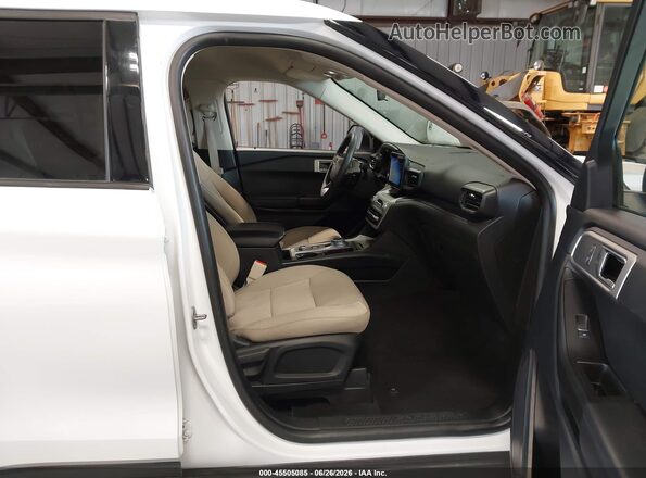 1FMSK8BH8LGC68743 2020 FORD EXPLORER White Widok wnętrza z przodu