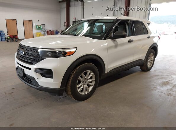 1FMSK8BH8LGC68743 2020 FORD EXPLORER White Przód lewy