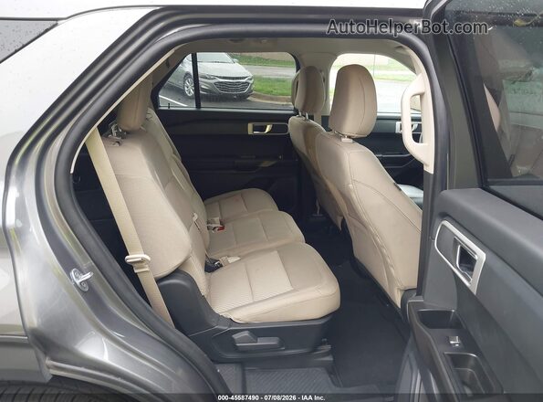 1FMSK8BH8NGA93042 2022 FORD EXPLORER Gray Widok naklejki z numerem VIN