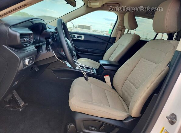 1FMSK8BH9LGC42927 2020 FORD EXPLORER White Вид салону спереду