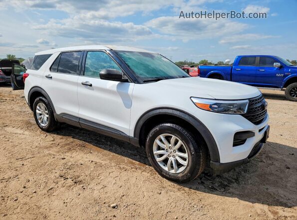 1FMSK8BH9LGC42927 2020 FORD EXPLORER White Передня права чверть