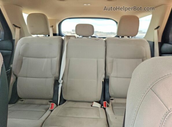 1FMSK8BH9LGC42927 2020 FORD EXPLORER White Вид задніх сидінь