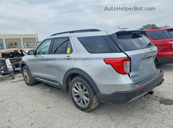 1FMSK8DH0LGC26127 2020 FORD EXPLORER Silver Trasero izquierdo