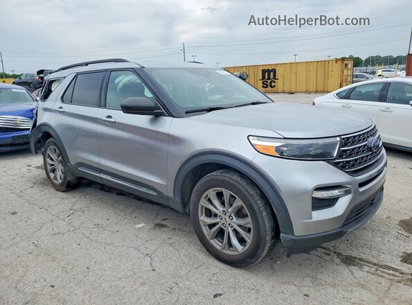 1FMSK8DH0LGC26127 2020 FORD EXPLORER Silver Delantero derecho